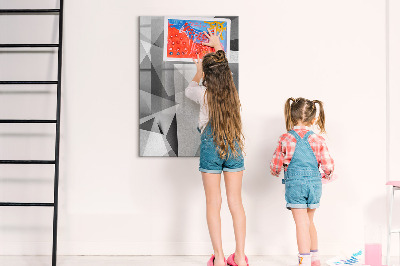 Tableau effaçable magnétique Tableau moderne pour notes et photos
