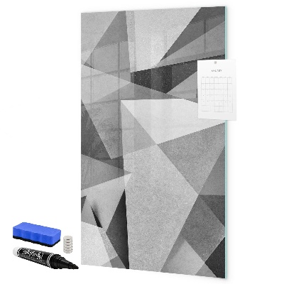 Tableau effaçable magnétique Tableau moderne pour notes et photos