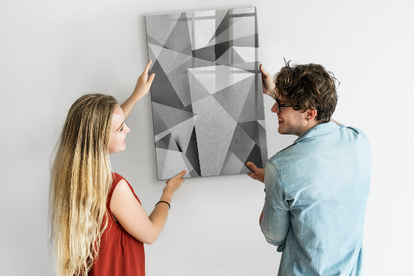 Tableau effaçable magnétique Tableau moderne pour notes et photos