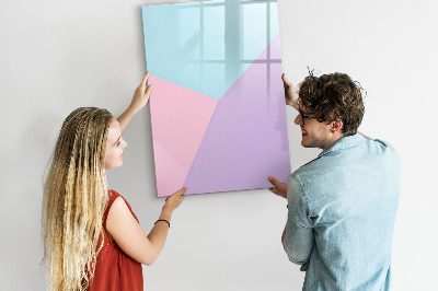 Tableau magnétique effaçable Un tableau coloré pour les notes et les photos