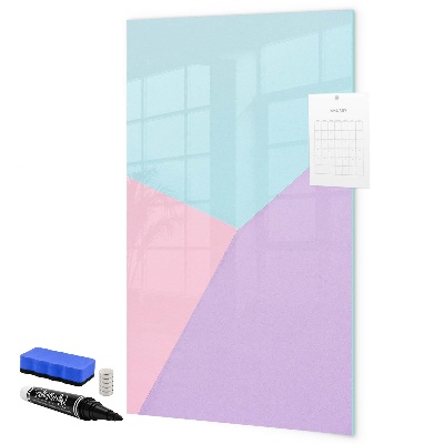 Tableau magnétique effaçable Un tableau coloré pour les notes et les photos