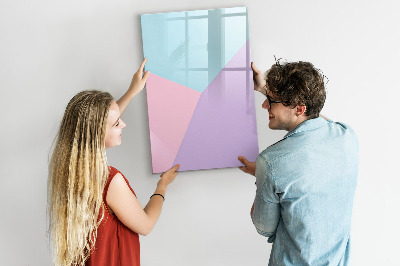 Tableau magnétique effaçable Un tableau coloré pour les notes et les photos