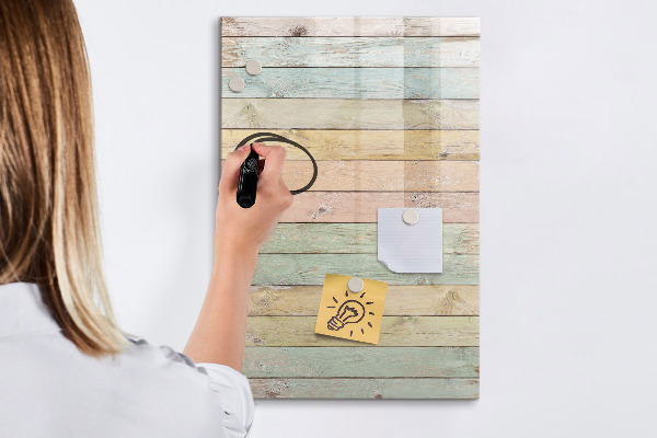 Tableau effaçable magnétique Tableau élégant pour photos et notes