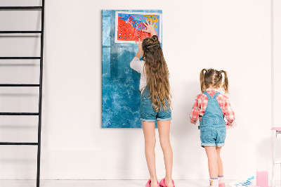 Tableau effaçable magnétique Un tableau coloré pour les notes et les photos