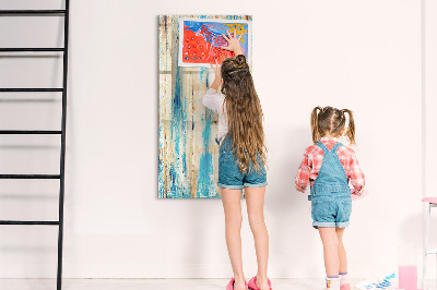 Tableau magnétique effaçable Tableau élégant pour photos et notes