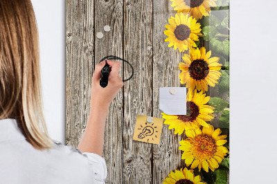 Tableau magnétique effaçable tableau créatif de fleurs et de photos