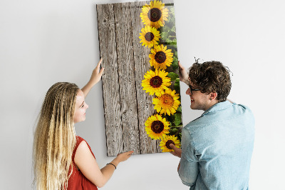 Tableau magnétique effaçable tableau créatif de fleurs et de photos