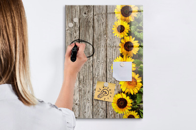 Tableau magnétique effaçable tableau créatif de fleurs et de photos