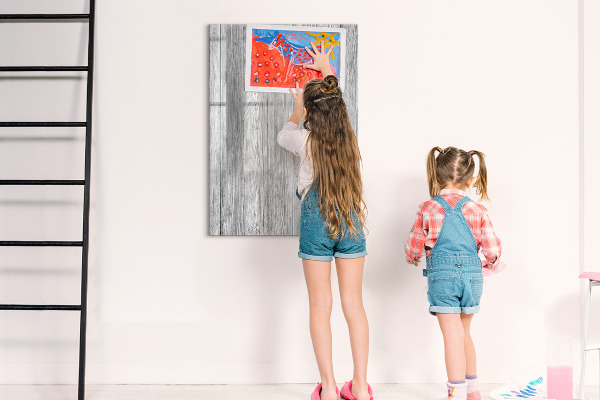 Tableau magnétique effaçable Tableau élégant pour photos et notes