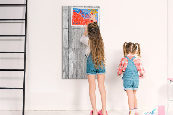 Tableau magnétique effaçable Tableau élégant pour photos et notes
