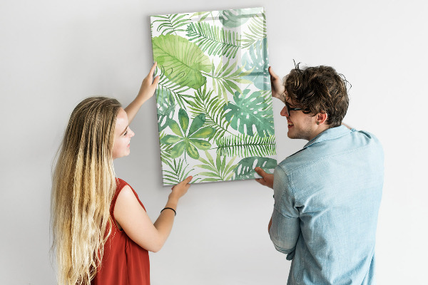 Tableau effaçable magnétique Tableau vert avec espace pour photos