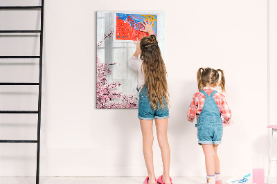 Tableau effaçable magnétique Un espace créatif pour les photos et les notes