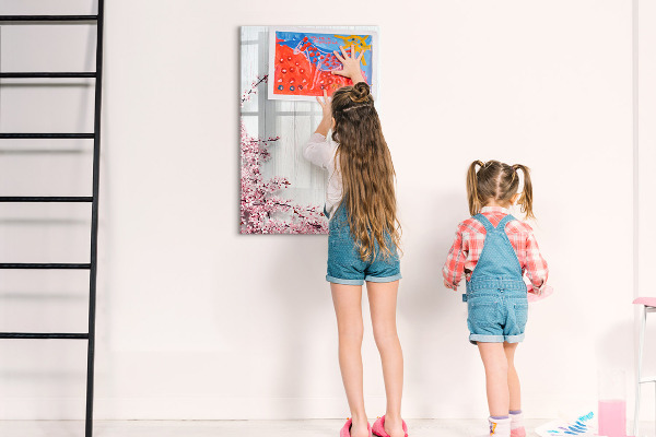 Tableau effaçable magnétique Un espace créatif pour les photos et les notes