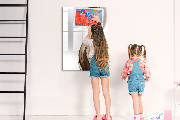 Tableau magnétique effaçable Un tableau élégant pour les notes et les photos