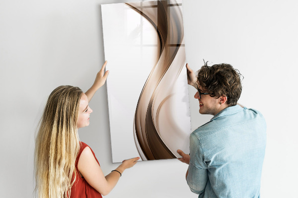 Tableau magnétique effaçable Un tableau élégant pour les notes et les photos