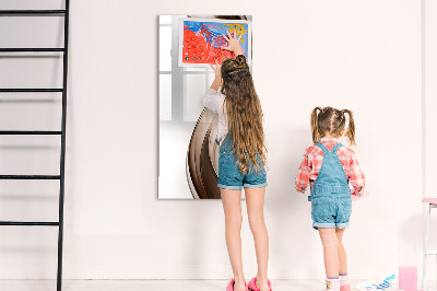 Tableau magnétique effaçable Un tableau élégant pour les notes et les photos