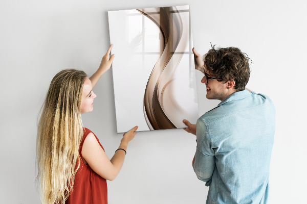 Tableau magnétique effaçable Un tableau élégant pour les notes et les photos