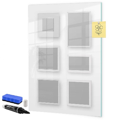Tableau magnétique effaçable Un espace créatif pour les photos et les notes