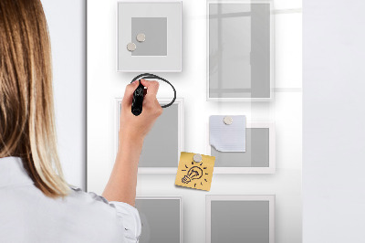 Tableau magnétique effaçable Un espace créatif pour les photos et les notes