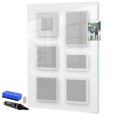 Tableau magnétique effaçable Un espace créatif pour les photos et les notes