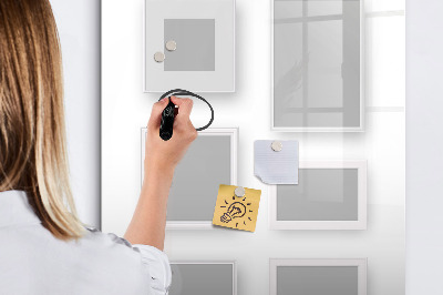 Tableau magnétique effaçable Un espace créatif pour les photos et les notes