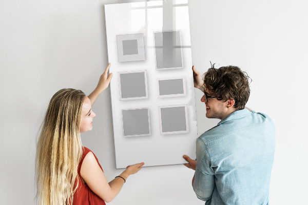 Tableau magnétique effaçable Un espace créatif pour les photos et les notes