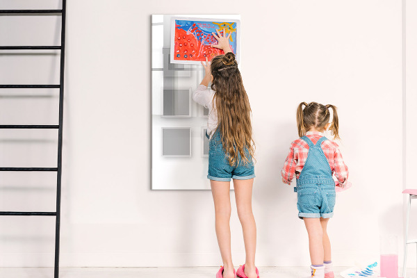Tableau magnétique effaçable Un espace créatif pour les photos et les notes