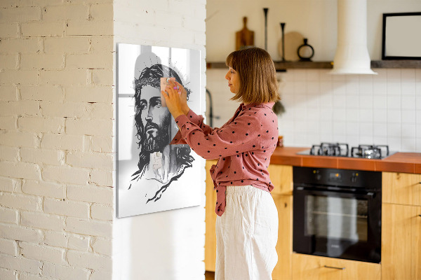 Tableau magnétique effaçable Inspirations empreintes d'amour et d'espoir