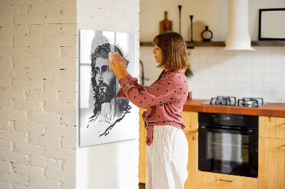 Tableau magnétique effaçable Inspirations empreintes d'amour et d'espoir