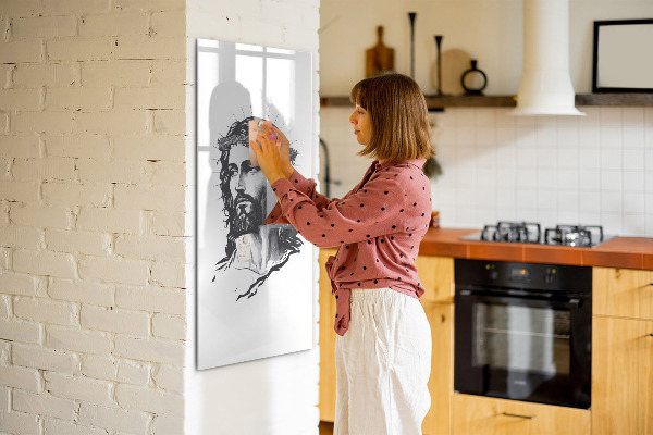 Tableau magnétique effaçable Inspirations empreintes d'amour et d'espoir