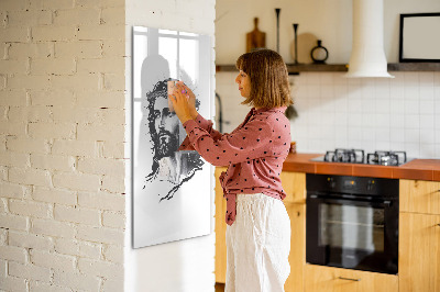 Tableau magnétique effaçable Inspirations empreintes d'amour et d'espoir