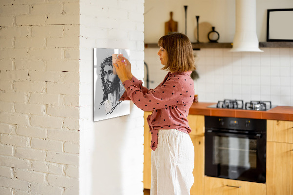 Tableau magnétique effaçable Inspirations empreintes d'amour et d'espoir