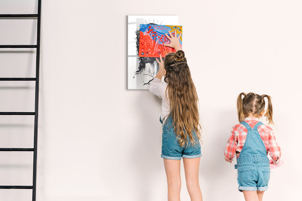 Tableau magnétique effaçable Inspirations empreintes d'amour et d'espoir