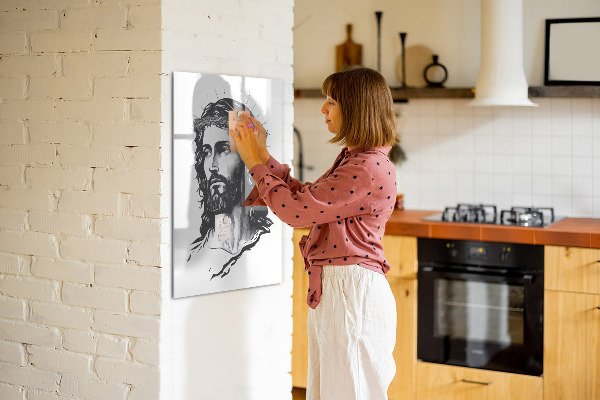 Tableau magnétique effaçable Inspirations empreintes d'amour et d'espoir