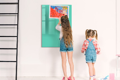 Tableau magnétique effaçable Un tableau coloré pour les photos et les notes