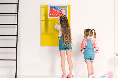 Tableau magnétique effaçable Un tableau coloré pour les notes et les photos
