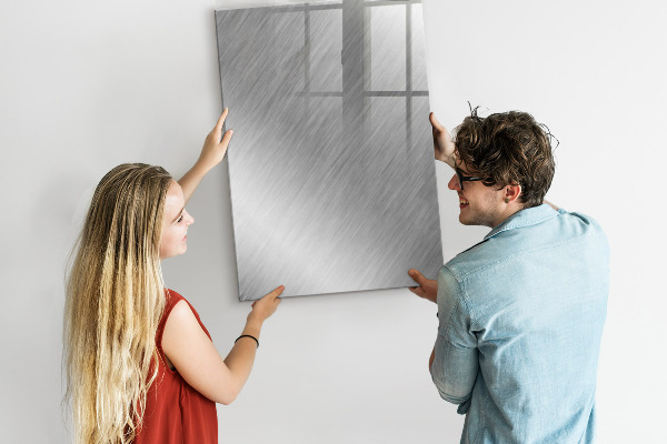 Tableau effaçable magnétique panneau photo en métal