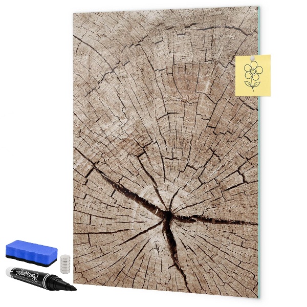 Tableau effaçable magnétique Un arrière-plan naturel pour les photos et les notes