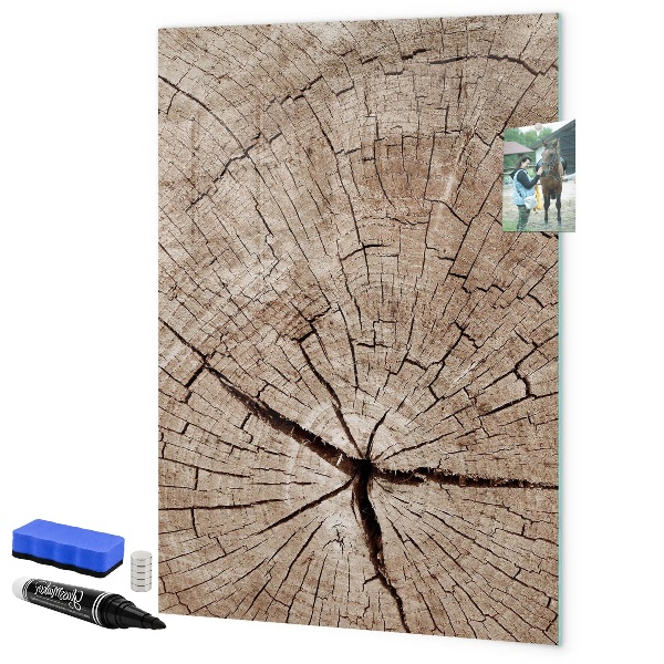 Tableau effaçable magnétique Un arrière-plan naturel pour les photos et les notes