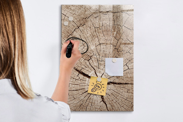 Tableau effaçable magnétique Un arrière-plan naturel pour les photos et les notes