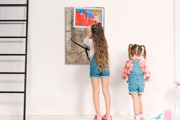 Tableau effaçable magnétique Un arrière-plan naturel pour les photos et les notes