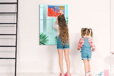 Tableau magnétique effaçable Tableau créatif pour photos et notes