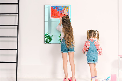 Tableau magnétique effaçable Tableau créatif pour photos et notes