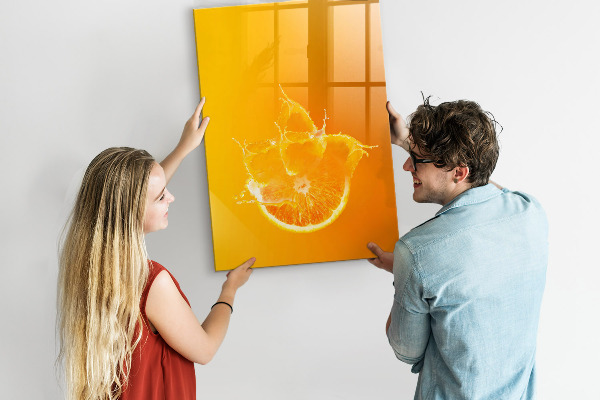 Tableau magnétique effaçable Un tableau coloré pour les photos et les notes