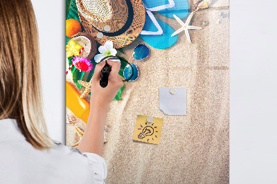 Tableau effaçable magnétique Un tableau créatif pour les souvenirs de vacances