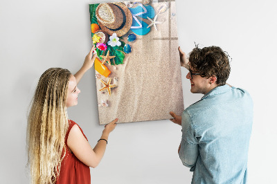 Tableau effaçable magnétique Un tableau créatif pour les souvenirs de vacances