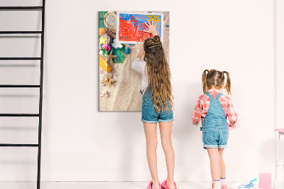 Tableau effaçable magnétique Un tableau créatif pour les souvenirs de vacances