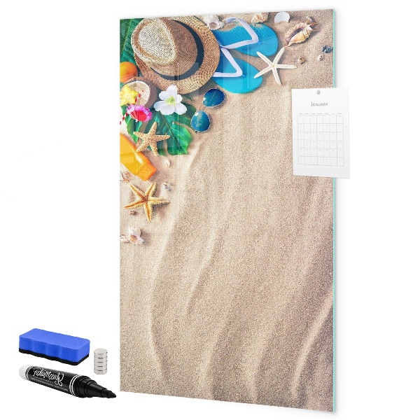 Tableau effaçable magnétique Un tableau créatif pour les souvenirs de vacances