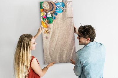 Tableau effaçable magnétique Un tableau créatif pour les souvenirs de vacances