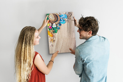Tableau effaçable magnétique Un tableau créatif pour les souvenirs de vacances